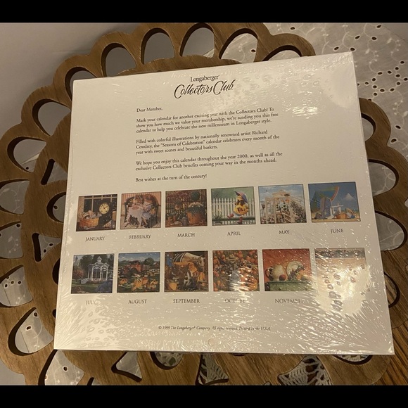 Longaberger Collector’s Club calendar - Picture 2 of 2